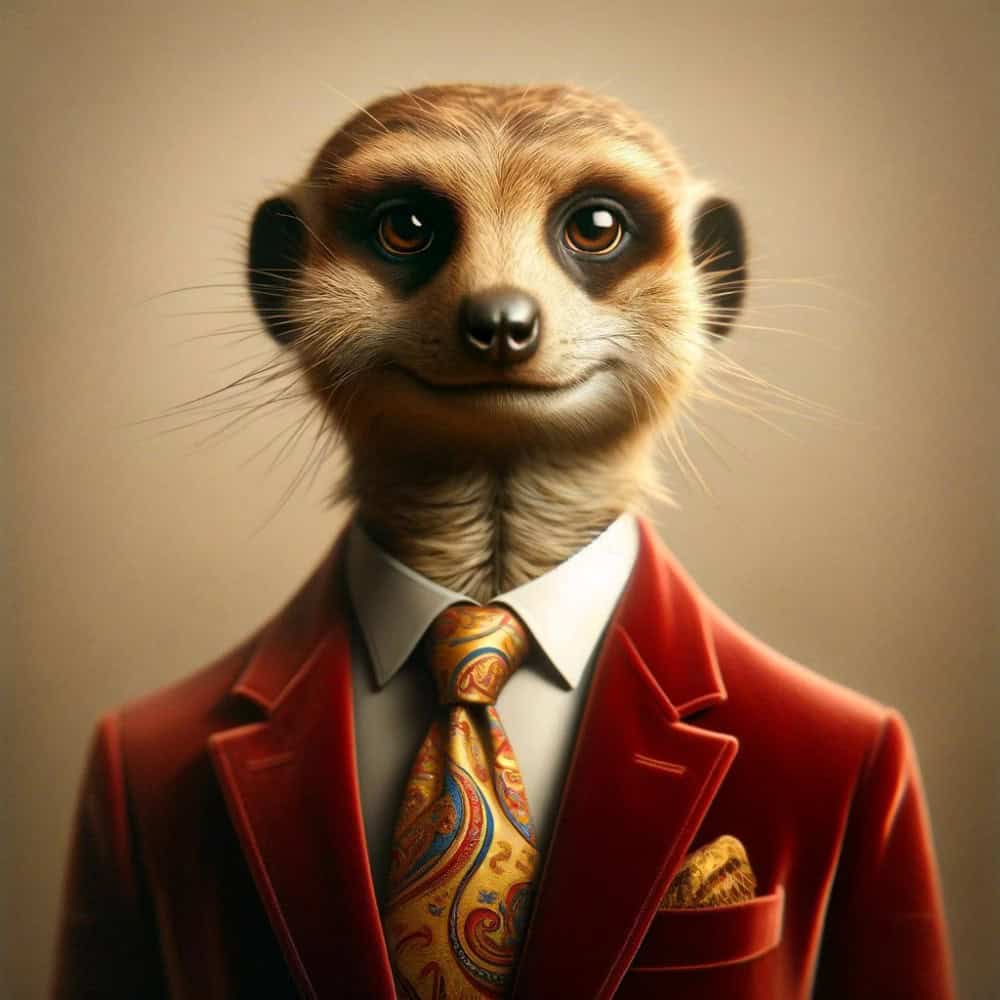 A meerkat representing the strategic and insightful work of a life insurance actuary.