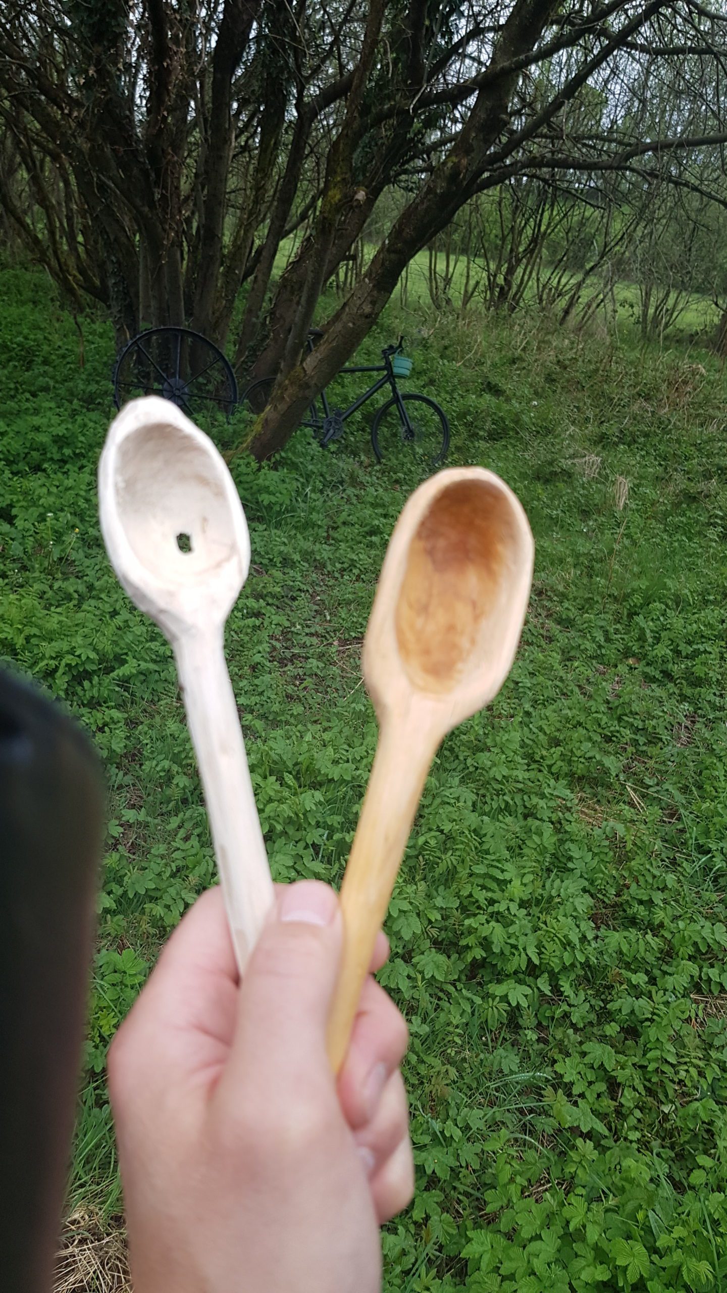 Finished spoons