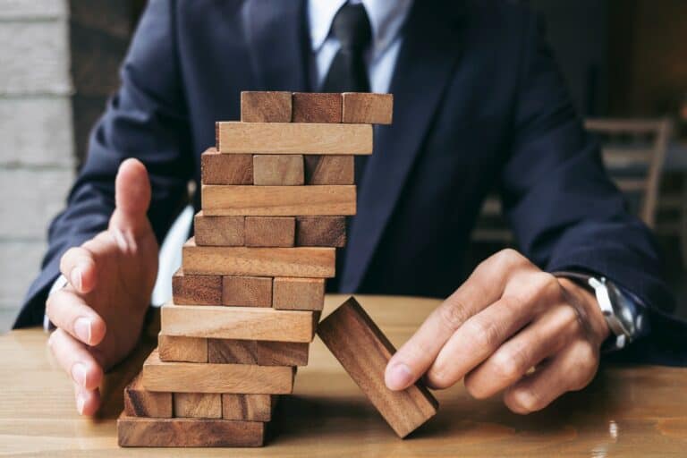 economic challenge concept - insurance pension strategy